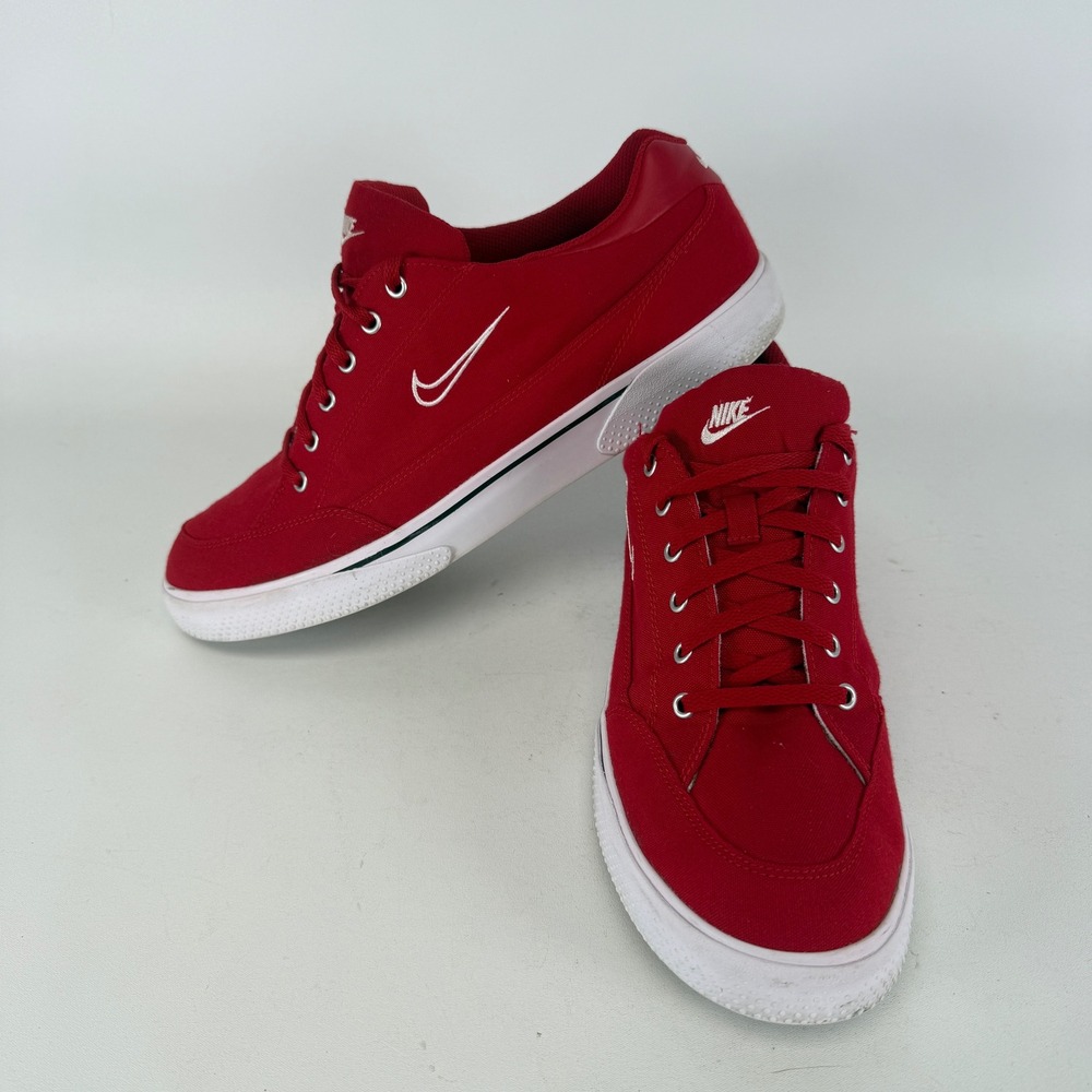 Nike Court Legacy Canvas University Red White DA1446-600 Mens Size 12 Sneaker